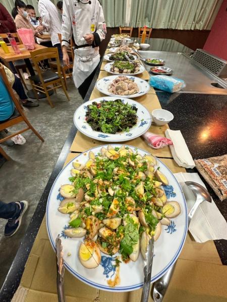 豐盛的美味佳餚....